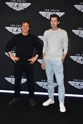 Top Gun Maverick Film Photocall MEXICO CITY, MEXICO - MAY 6, 2022: Tom Cruise and Joe Konsinski pose for photos during the film photocall to promote Top Gun Maverick at Ritz Carton Mexico City Hotel. On May 6, 2022 in Mexico City, Mexico. (Photo by Carlos Tischler Eyepix Group). Copyright: xCarlosxTischlerx xEyepixxGroupx EYEPIX_CT_06052022_64063
