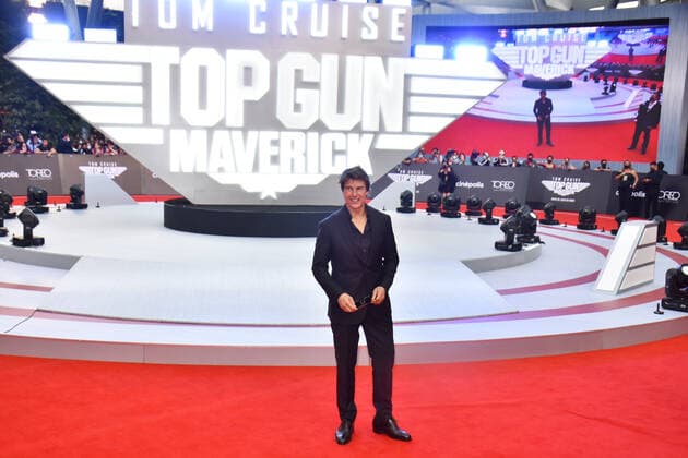 Top Gun: Maverick Film Premiere MEXICO CITY, MEXICO - MAY 6, 2022: American actor Tom Cruise poses for photos during the red carpet of Top Gun: Maverick film premiere at Cinepolis Toreo Parque Central. On May 6, 2022 in Mexico City, Mexico. (Photo by Carlos Tischler Eyepix Group). Copyright: xCarlosxTischlerx xEyepixxGroupx EYEPIX_CT_06052022_64257