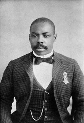 Isaiah Mays (1858-1925), African American Buffalo Soldier in U.S. Army, Recipient of Medal of Honor for his actions during the 1889 Wham Paymaster Robbery in Arizona Territory, W.E.B. Du Bois Collection, 1900  Copyright: xCircaxImagesx ghi-circa10965
