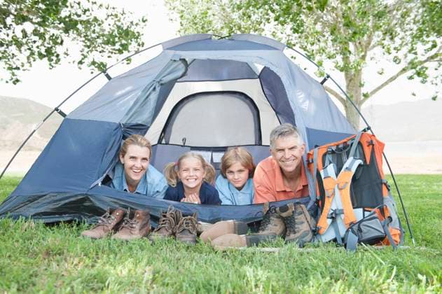 Family of four smiling from a tent, model released, , property released, , 10124428.jpg, Outdoors,Day,Smiling,people,Family,Mother,Children,Side By Side,Parents,leisure activity,Camping,Lake,Backpack,Countryside,Footwear,Caucasian,outside,Lying On Stomach,Tent,Looking At Camera,camping equipment,rural,lakeside,four people,Family Holiday,Activity Holiday,Walking Boots,Adventure Holiday,Outdoor Activity,family vacation,Camping Pitch,Tent Flap, California