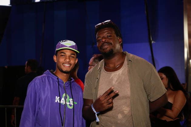 RIO DE JANEIRO, RJ - 08.05.2022: TIM MUSIC FESTIVAL RJ - JUAN PAIVA and DIGÃO RIBEIRO during the TIM Music Rio Festival, a music festival that brings together great names of national music, for free, at Copacabana Beach, in Rio de Janeiro, RJ. x2203361x  AndréxHorta
