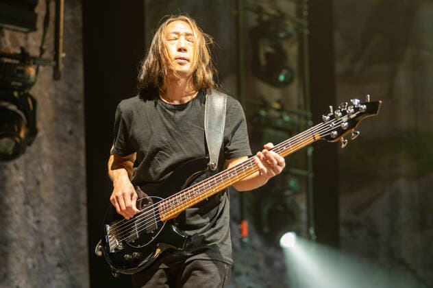 John Myung bass during Dream Theater Top of the World Tour, Music Concert in Padova, Italy, May 08 2022  Copyright: xAlessioxMarinix xipa-agency.netx xx 0