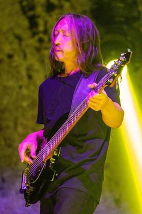 John Myung bass during Dream Theater Top of the World Tour, Music Concert in Padova, Italy, May 08 2022  Copyright: xAlessioxMarinix xipa-agency.netx xx 0