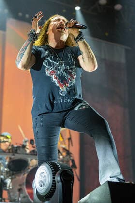 James LaBrie vocals during Dream Theater Top of the World Tour, Music Concert in Padova, Italy, May 08 2022  Copyright: xAlessioxMarinix xipa-agency.netx xx 0