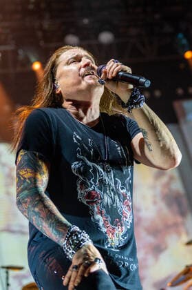 James LaBrie vocals during Dream Theater Top of the World Tour, Music Concert in Padova, Italy, May 08 2022  Copyright: xAlessioxMarinix xipa-agency.netx xx 0