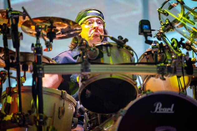 Mike Mangini drums, percussion during Dream Theater Top of the World Tour, Music Concert in Padova, Italy, May 08 2022  Copyright: xAlessioxMarinix xipa-agency.netx xx 0