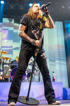 James LaBrie vocals during Dream Theater Top of the World Tour, Music Concert in Padova, Italy, May 08 2022  Copyright: xAlessioxMarinix xipa-agency.netx xx 0
