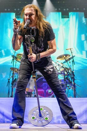 James LaBrie vocals during Dream Theater Top of the World Tour, Music Concert in Padova, Italy, May 08 2022  Copyright: xAlessioxMarinix xipa-agency.netx xx 0