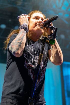 James LaBrie vocals during Dream Theater Top of the World Tour, Music Concert in Padova, Italy, May 08 2022  Copyright: xAlessioxMarinix xipa-agency.netx xx 0