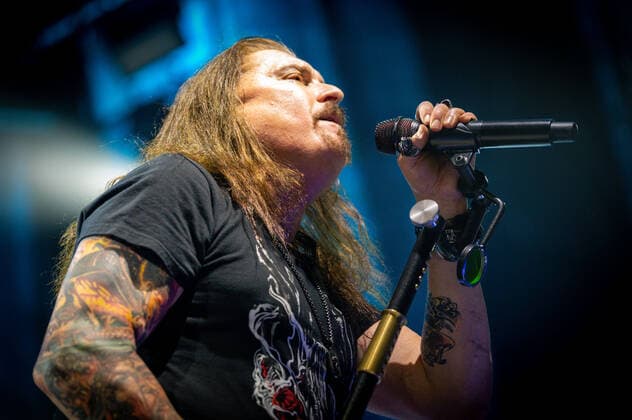 James LaBrie vocals during Dream Theater Top of the World Tour, Music Concert in Padova, Italy, May 08 2022  Copyright: xAlessioxMarinix xipa-agency.netx xx 0