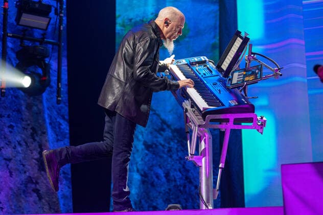 Jordan Rudess Ã¢ x80 x93 guitar, keytar, continuum during Dream Theater Top of the World Tour, Music Concert in Padova, Italy, May 08 2022  Copyright: xAlessioxMarinix xipa-agency.netx xx 0