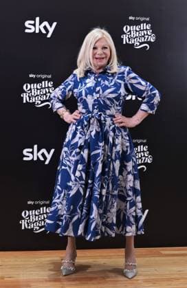 Quelle Brave Ragazze Photocall in Mailand Milano, Italy Photocall of the program Quelle Brave Girls Mara Maionchi, Sandra Milo, Orietta Berti tv show on SKY from 19 May In the photo: Sandra Milo  Copyright: xNickxZonnax xipa-agency.netx xNickxZonnax