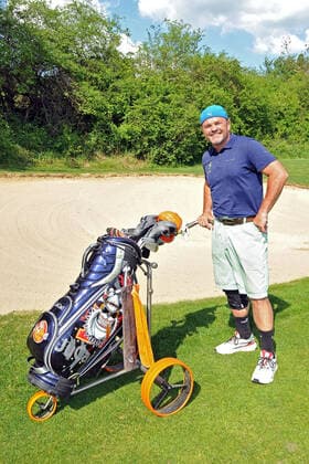 24 Europa Park EAGLES Golf Cup Sven Ottke on the occasion of the 24 Europa Park EAGLES Golf Cup on 09 05 2022 at the Golfclub Breisgau in Herbolzheim Tutschfelden 20220509MWI17559