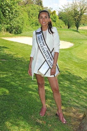 24 Europa Park EAGLES Golf Cup Domitila Barros Miss Germany 2022 on the occasion of the 24 Europa Park EAGLES Golf Cup on 09 05 2022 at Golfclub Breisgau in Herbolzheim Tutschfelden 20220509MWI17483