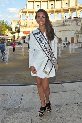 24 Europa Park EAGLES Golf Cup Domitila Barros Miss Germany 2022 on the occasion of the 24 Europa Park EAGLES Golf Cup on 09 05 2022 at Golfclub Breisgau in Herbolzheim Tutschfelden 20220509MWI17574