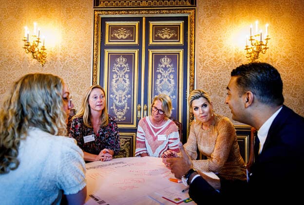 10-05-2022 The Hague Queen Maxima at the start of the conference More Music in My Classroom, Meer Muziek in Mijn Klas, at Noordeinde palace in The Hague. Â  Copyright: xPPEx