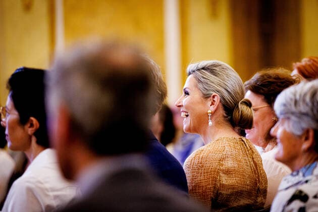 10-05-2022 The Hague Queen Maxima at the start of the conference More Music in My Classroom, Meer Muziek in Mijn Klas, at Noordeinde palace in The Hague. Â  Copyright: xPPEx