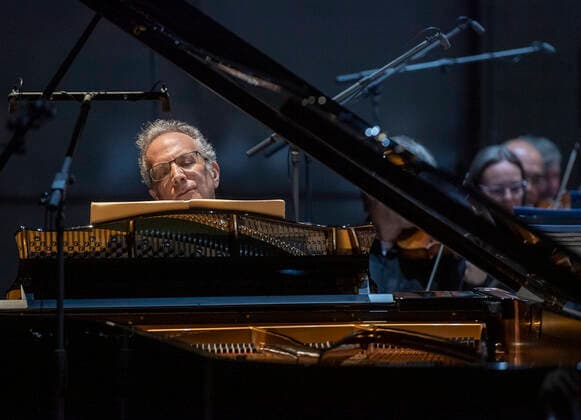 Pianist and composer Uri Caine performs during the opening concert at the American Spring International Music Festival in Prague, Czech Republic, May 10, 2022. (CTKxPhoto MichaelaxRihova) CTKPhotoP2022051008616  mir 4