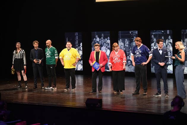 Belgische Improvisatie Liga (BIL) receive the Amateur Arts award at the award ceremony of the Ultimas 2022 , Flemish culture prizes, Tuesday 10 May 2022, in Antwerp.  DIRKxWAEM 34702153