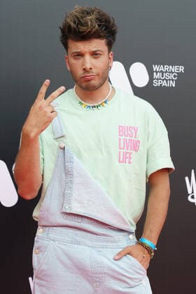 May 10, 2022, Madrid, Spain: Blas Canto during the photocall of the opening of the Warner music station in Madrid. Madrid Spain - ZUMAs197 20220510_zaa_s197_132 Copyright: xAtilanoxGarciax
