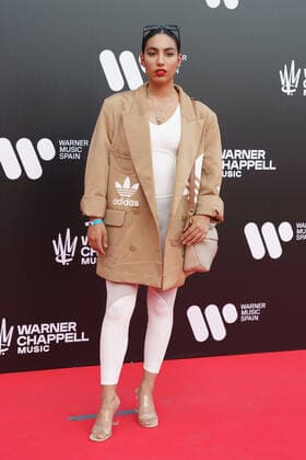 May 10, 2022, Madrid, Spain: Maria JosÃ Llergo during the photocall of the opening of the Warner music station in Madrid. Madrid Spain - ZUMAs197 20220510_zaa_s197_129 Copyright: xAtilanoxGarciax
