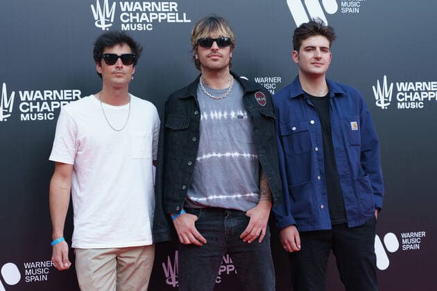 May 10, 2022, Madrid, Spain: Members of the Marlon group during the photocall of the opening of the Warner music station in Madrid. Madrid Spain - ZUMAs197 20220510_zaa_s197_121 Copyright: xAtilanoxGarciax