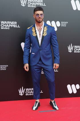 May 10, 2022, Madrid, Spain: Rafael Abad Anselmo better known as Rasel during the photocall of the opening of the Warner music station in Madrid. Madrid Spain - ZUMAs197 20220510_zaa_s197_116 Copyright: xAtilanoxGarciax