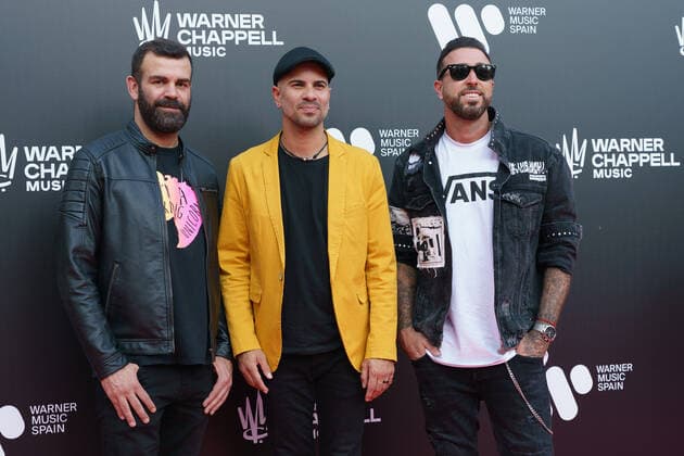 May 10, 2022, Madrid, Spain: Members of the group Corridor Effect during the photocall of the opening of the Warner music station in Madrid. Madrid Spain - ZUMAs197 20220510_zaa_s197_112 Copyright: xAtilanoxGarciax