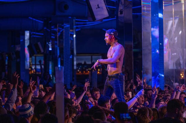 20220511 Maxwell and Joshi Mizu live at Mega Park PALMA, SPAIN MAY 11 2022 Maxwell Rapper Maxwell Kwabena damage at Maxwell and Joshi Mizu live at Mega Park on May 11, 2022 in Palma, Palma Baleares Spain