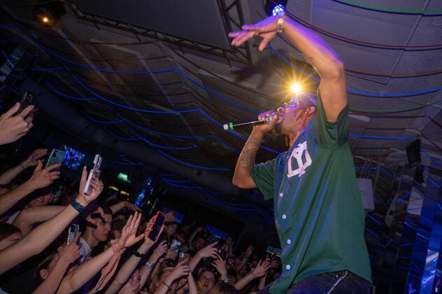20220511 Maxwell and Joshi Mizu live at Mega Park PALMA, SPAIN MAY 11 2022 Maxwell Rapper Maxwell Kwabena damage at Maxwell and Joshi Mizu live at Mega Park on May 11, 2022 in Palma, Palma Baleares Spain