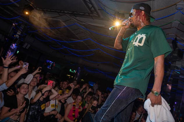 20220511 Maxwell and Joshi Mizu live at Mega Park PALMA, SPAIN MAY 11 2022 Maxwell Rapper Maxwell Kwabena damage at Maxwell and Joshi Mizu live at Mega Park on May 11, 2022 in Palma, Palma Baleares Spain