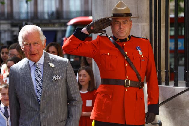 . 12 05 2022. London, United Kingdom. Prince Charles and Camilla during a visit to Canada House in London.  xPoolx xi-Imagesx IIM-23400-0003