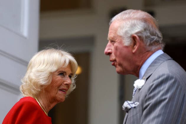 . 12 05 2022. London, United Kingdom. Prince Charles and Camilla during a visit to Canada House in London.  xPoolx xi-Imagesx IIM-23400-0004