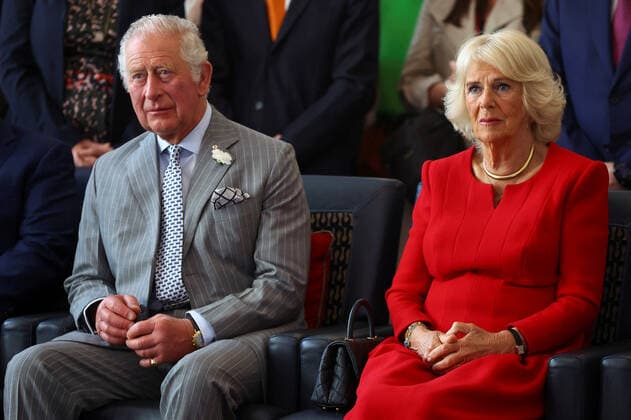 . 12 05 2022. London, United Kingdom. Prince Charles and Camilla during a visit to Canada House in London.  xPoolx xi-Imagesx IIM-23400-0007