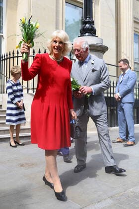 . 12 05 2022. London, United Kingdom. Prince Charles and Camilla during a visit to Canada House in London.  xPoolx xi-Imagesx IIM-23400-0010