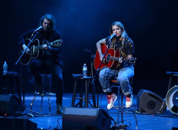 HOLLYWOOD FL - MAY 11: Morgan Wade performs during the Audacy Leading Ladies of country concert at Hard Rock Live held at the Seminole Hard Rock Hotel & Casino on May 11, 2022 in Hollywood, Florida. Copyright: xmpi04x