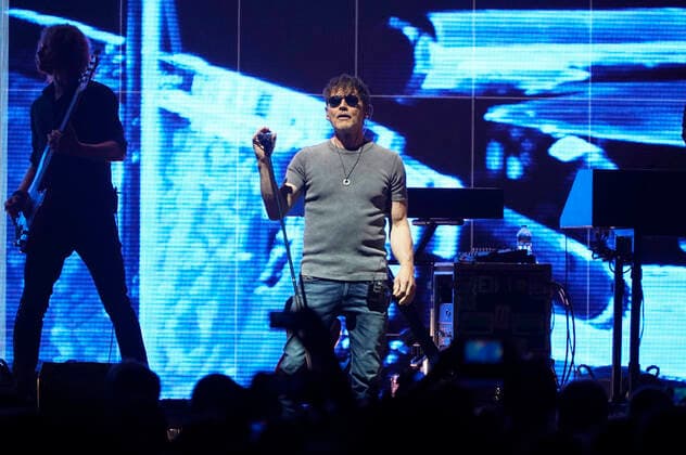 Morten Harket of a ha live at a concert of the Hunting High and Low Tour at the Mercedes Benz Arena Berlin, 11 05 2022 Foto:xT.xBartillax xFuturexImage