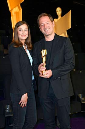 Alexandra Maria Lara and Florian Gallenberger at the announcement of the nominations for the German Film Award 2022 at the cinema in the KulturBrauerei Berlin, 12 05 2022 Foto:xF.xKernx xFuturexImage
