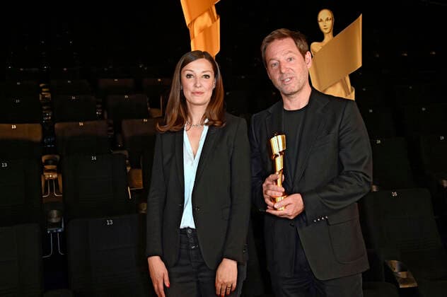 Alexandra Maria Lara and Florian Gallenberger at the announcement of the nominations for the German Film Award 2022 at the cinema in the KulturBrauerei Berlin, 12 05 2022 Foto:xF.xKernx xFuturexImage