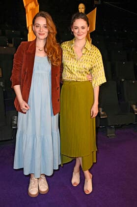 Maria Ehrich and Lea van Acken at the announcement of the nominations for the German Film Award 2022 at the cinema in the KulturBrauerei Berlin, 12 05 2022 Foto:xF.xKernx xFuturexImage