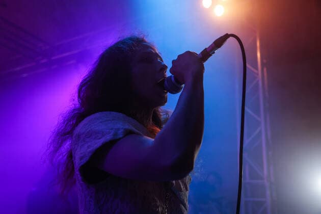 Mariya Vladimirovna Alyokhina, Pussy Riot, at the concert of the tour Pussy Red at the Funkhaus on 12 05 2022 in Berlin Pussy Riot concert in Berlin