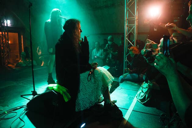 Mariya Vladimirovna Alyokhina, Pussy Riot, at the concert of the tour Pussy Red at the Funkhaus on 12 05 2022 in Berlin Pussy Riot concert in Berlin