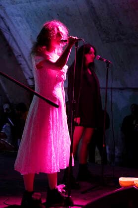Maria Alyokhina of Pussy Riot live at a concert of the Riot Days Tour at the Shedhalle in the Funkhaus Berlin Berlin, 12 05 2022 Foto:xT.xBartillax xFuturexImage