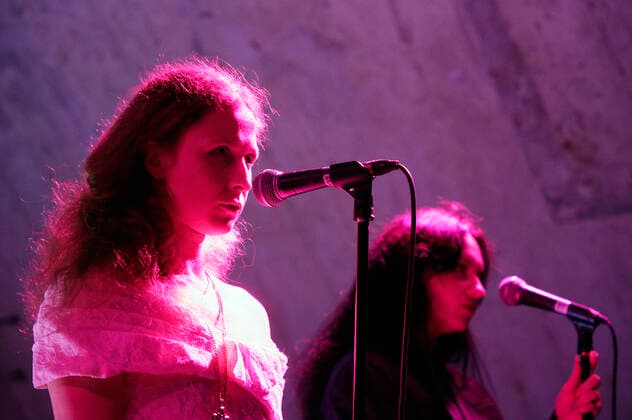 Maria Alyokhina of Pussy Riot live at a concert of the Riot Days Tour at the Shedhalle in the Funkhaus Berlin Berlin, 12 05 2022 Foto:xT.xBartillax xFuturexImage