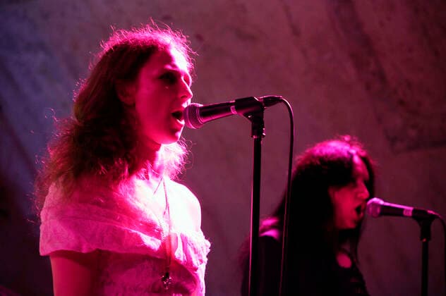 Maria Alyokhina of Pussy Riot live at a concert of the Riot Days Tour at the Shedhalle in the Funkhaus Berlin Berlin, 12 05 2022 Foto:xT.xBartillax xFuturexImage