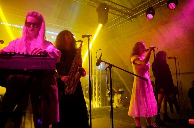 Pussy Riot live at a concert of the Riot Days Tour at the Shedhalle in the Funkhaus Berlin Berlin, 12 05 2022 Foto:xT.xBartillax xFuturexImage