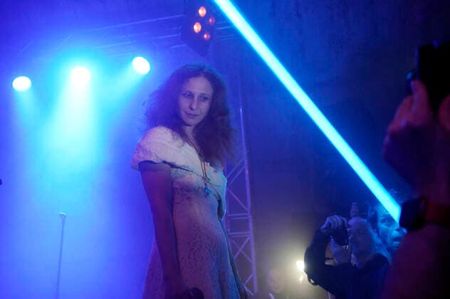 Maria Alyokhina of Pussy Riot live at a concert of the Riot Days Tour at the Shedhalle in the Funkhaus Berlin Berlin, 12 05 2022 Foto:xT.xBartillax xFuturexImage