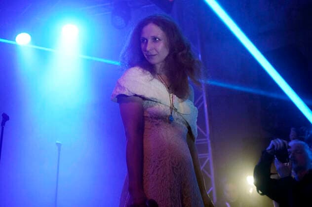 Maria Alyokhina of Pussy Riot live at a concert of the Riot Days Tour at the Shedhalle in the Funkhaus Berlin Berlin, 12 05 2022 Foto:xT.xBartillax xFuturexImage