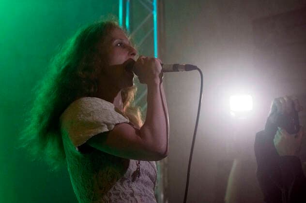 Maria Alyokhina of Pussy Riot live at a concert of the Riot Days Tour at the Shedhalle in the Funkhaus Berlin Berlin, 12 05 2022 Foto:xT.xBartillax xFuturexImage