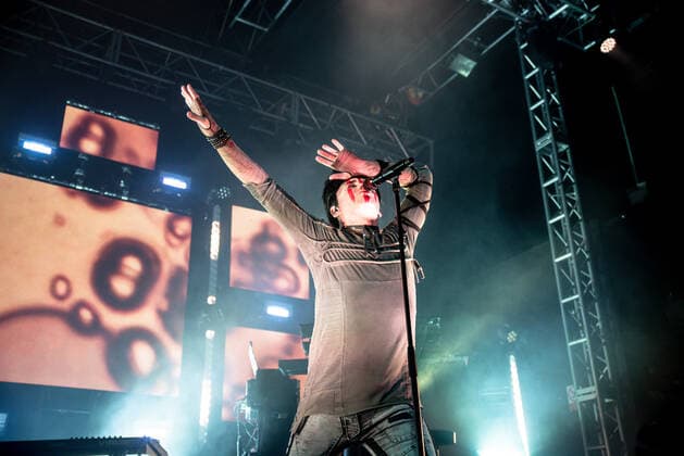 Gary Numan performs at the Leeds O2 Academy. The show was part of a headline UK tour to promote his new record Intruder . Featuring: Gary Numan Where: Leeds, United Kingdom When: 12 May 2022 Credit: Graham Finney Cover Images Copyright: xGrahamxFinneyx xCoverxImagesx 51524047 EDITORIAL USE ONLY. NOT FOR USE BY NEWSPAPERS BASED IN THE UK.